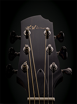 Model E Headstock Front
