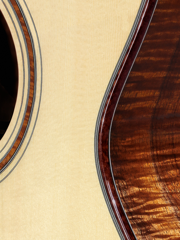 Custom Acoustic Guitar Binding