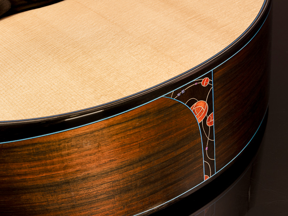 Custom Acoustic Guitar Binding