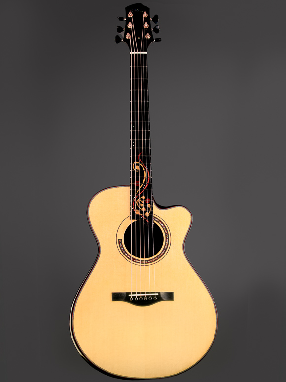 Kathy Wingert Model E Custom Guitar