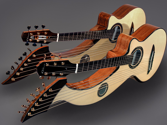 Kathy Wingert Custom Harp Guitar