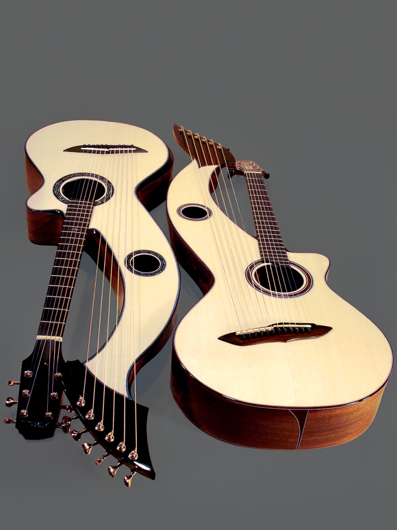 Kathy Wingert Custom Harp Guitar