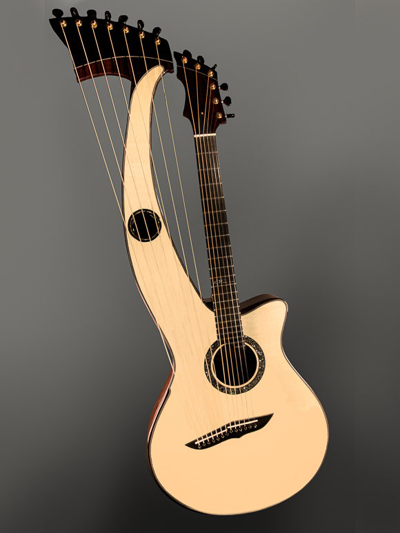 Kathy Wingert Custom Harp Guitar