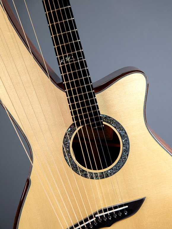 Kathy Wingert Custom Harp Guitar