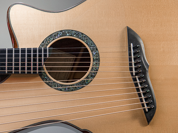 Kathy Wingert Custom Harp Guitar