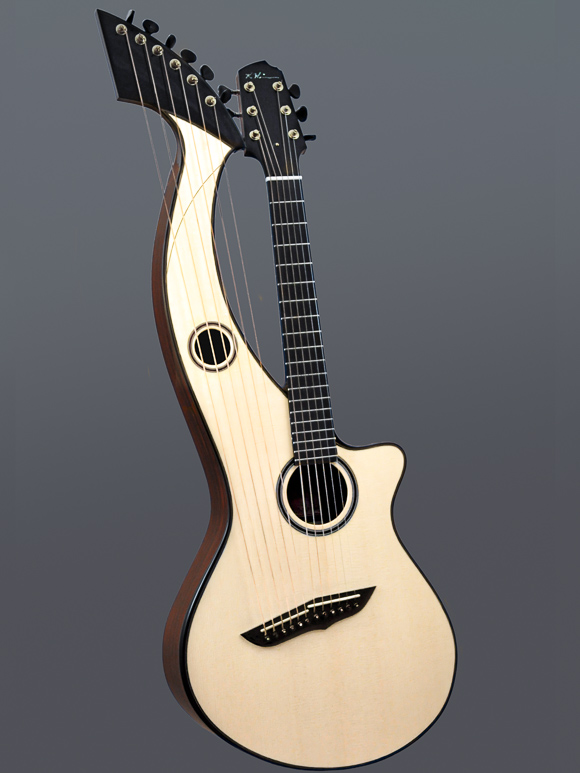 Kathy Wingert Custom Harp Guitar