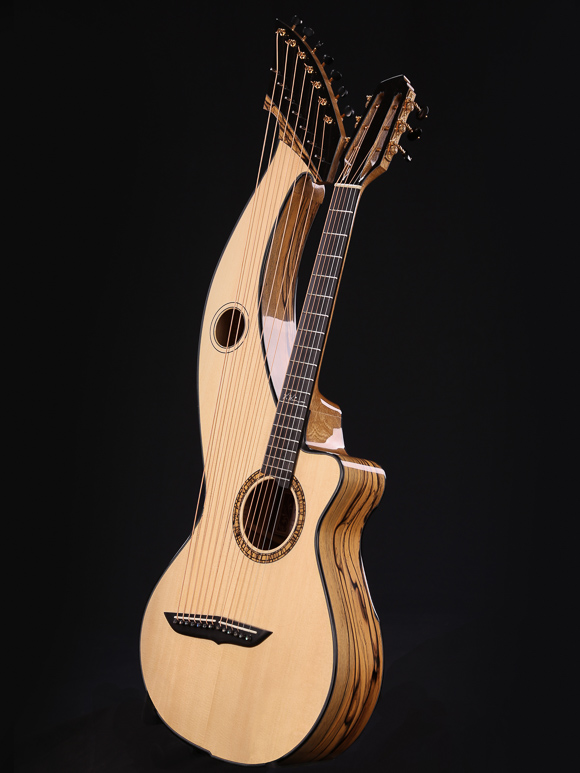 Kathy Wingert Custom Harp Guitar