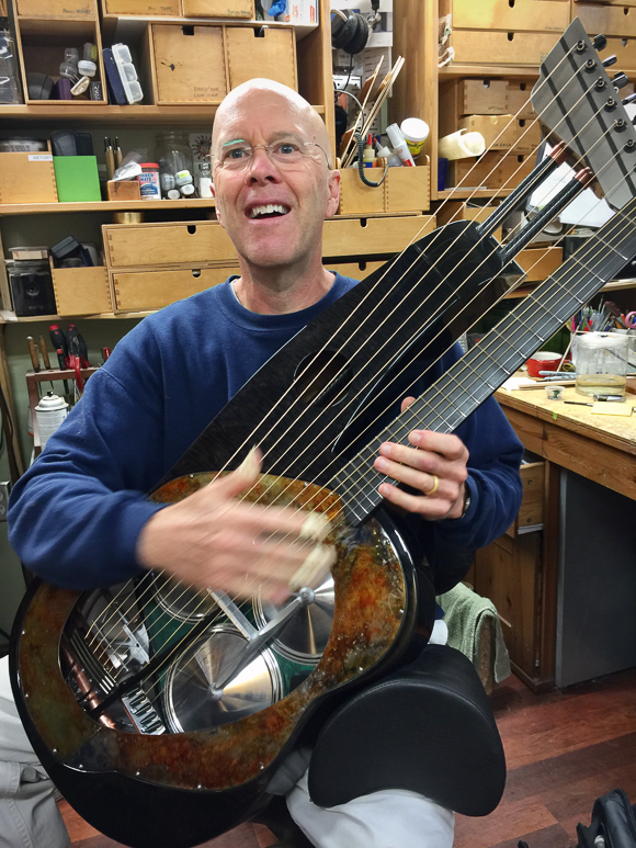 Kathy Wingert Custom Harp Guitar