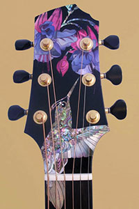 Luthier Kathy Wingert, Custom Acoustic Guitars - Jimmi Wingert Inlay Artist