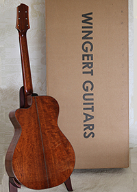 Hand-built guitar by luthier Kathy Wingert