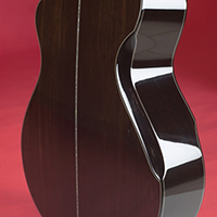 Hand-built guitar by luthier Kathy Wingert